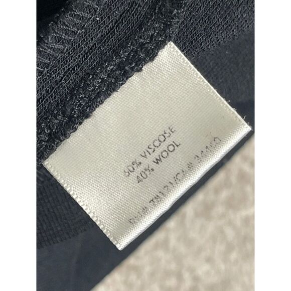 Eileen Fisher Womens pull on pants sz small black wool blend minimalist trouser - Picture 12 of 12